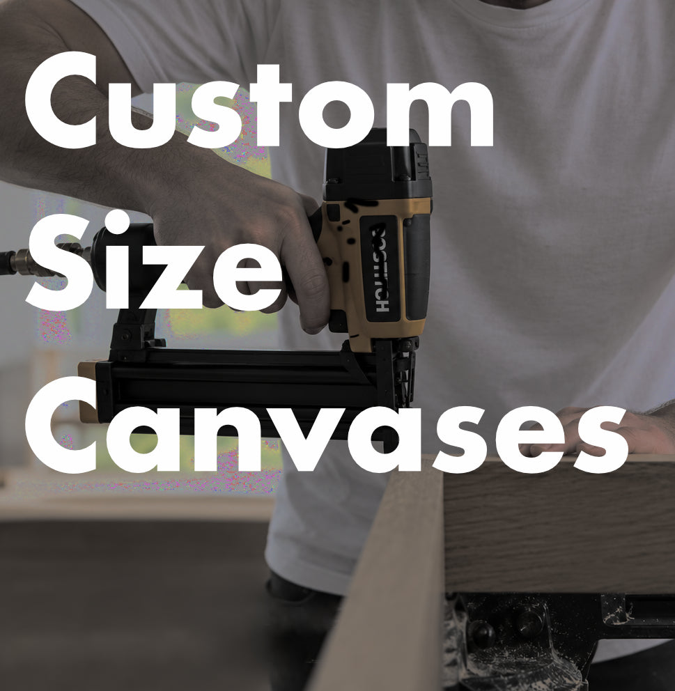Custom size blank canvas