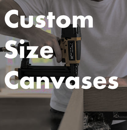 Custom size blank canvas