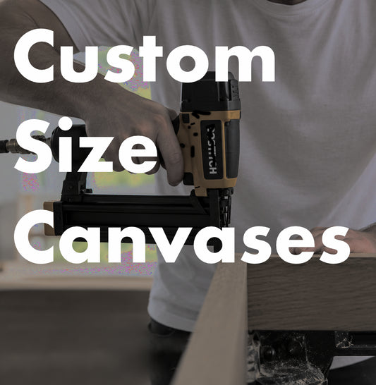 Custom size blank canvas